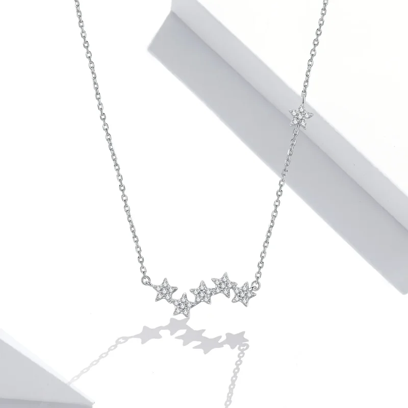(immagine per) Collana tipo Pandora Stelle scintillanti - SCN419 - Visualizza 5