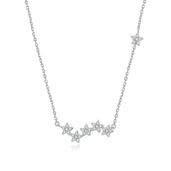 (immagine per) Collana tipo Pandora Stelle scintillanti - SCN419
