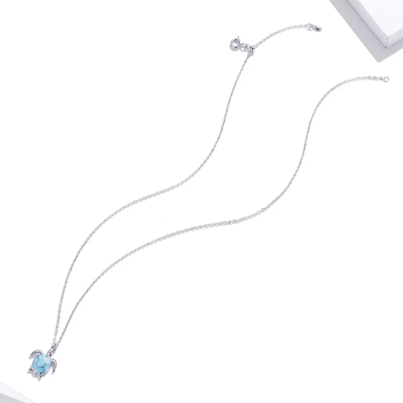 (immagine per) Collana tipo Pandora Tartaruga Blu - SCN446 - Visualizza 5
