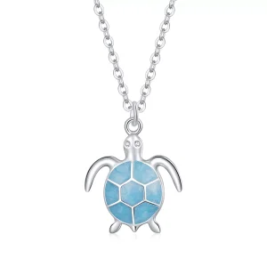 (immagine per) Collana tipo Pandora Tartaruga Blu - SCN446