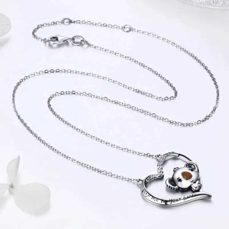 (immagine per) Collana tipo Pandora Tienimi nel tuo cuore - SCN256 - Visualizza 3