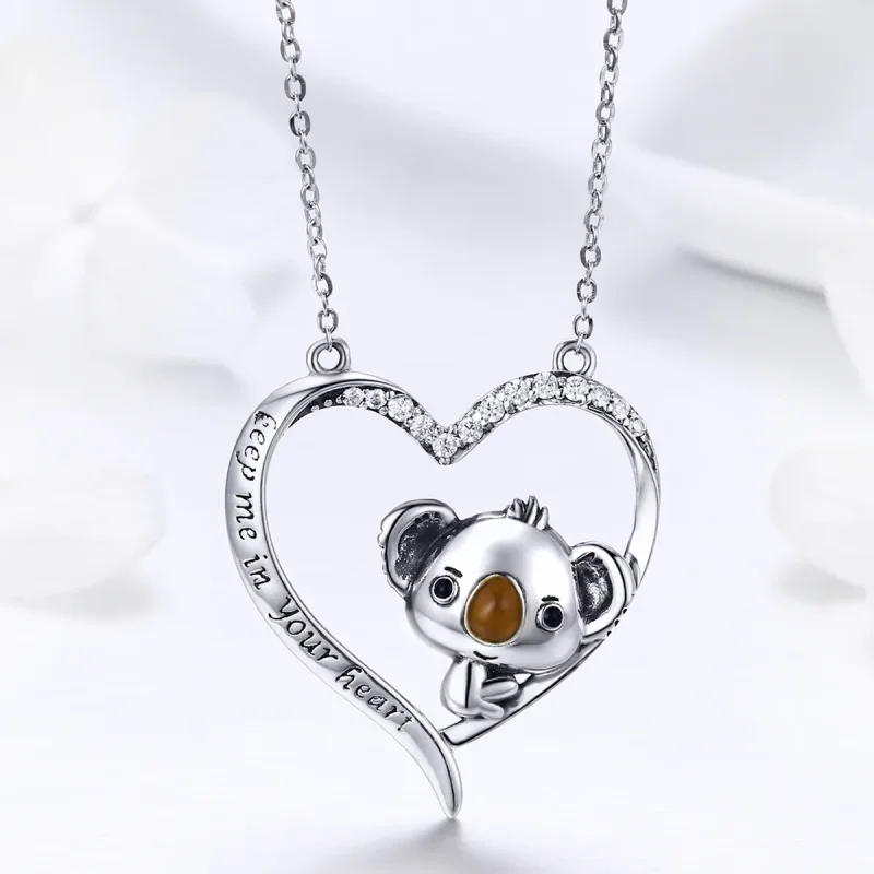 (immagine per) Collana tipo Pandora Tienimi nel tuo cuore - SCN256 - Visualizza 4