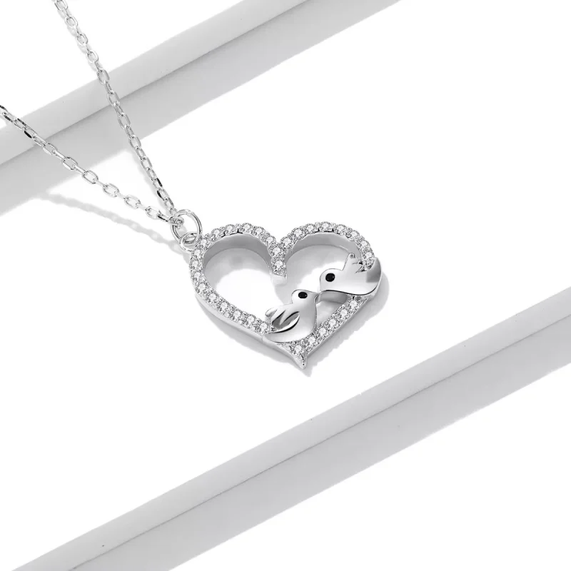 (immagine per) Collana tipo Pandora Uccello d'amore - BSN237 - Visualizza 2