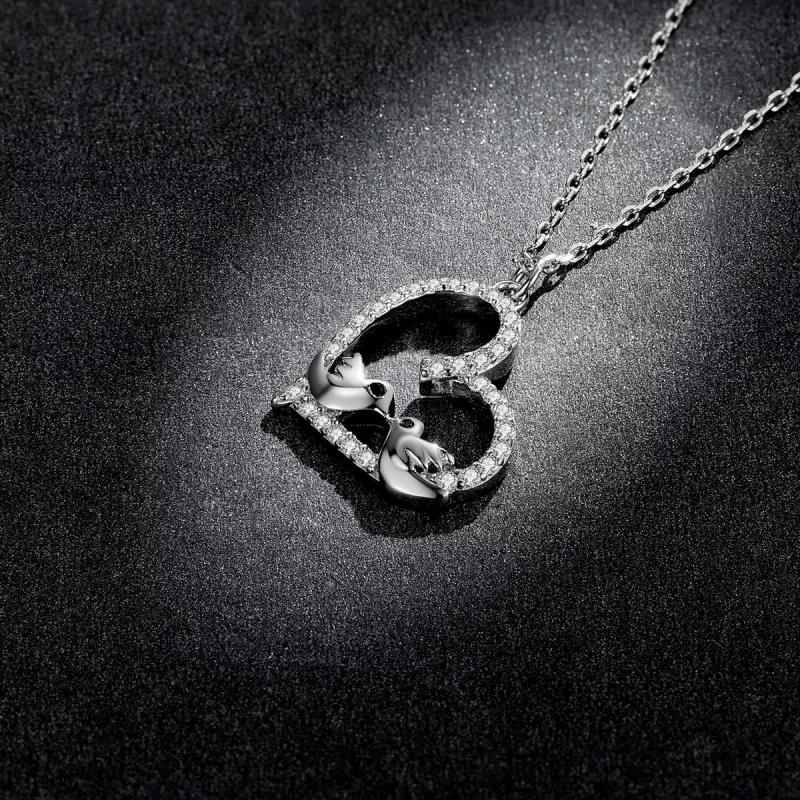 (immagine per) Collana tipo Pandora Uccello d'amore - BSN237 - Visualizza 5