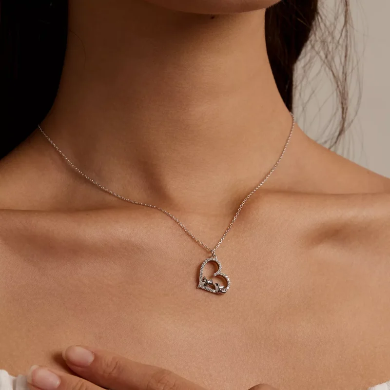 (immagine per) Collana tipo Pandora Uccello d'amore - BSN237 - Visualizza 9