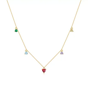 (immagine per) Collana tipo Pandora Zircone multicolore - BSN234