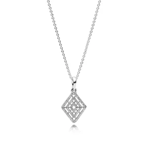 (immagine per) Collana con Pendente Luminose Geometrie - 396209CZ-60 - Collane e pendenti | PANDORA