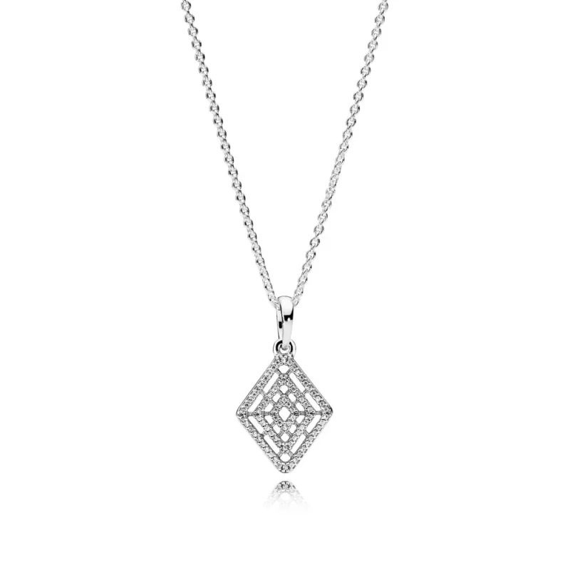 (immagine per) Collana con Pendente Luminose Geometrie - 396209CZ-60 - Collane e pendenti | PANDORA