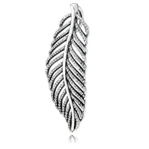 (immagine per) Pendente piuma in argento - 390350CZ - Collane e pendenti | PANDORA