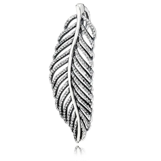 (immagine per) Pendente piuma in argento - 390350CZ - Collane e pendenti | PANDORA