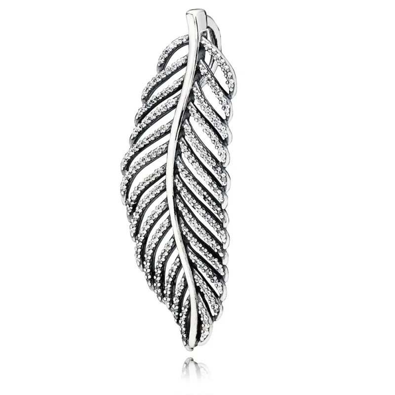 (immagine per) Pendente piuma in argento - 390350CZ - Collane e pendenti | PANDORA
