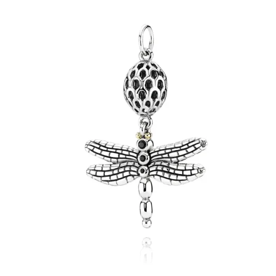 (immagine per) Collane PANDORA, necklace pendants, pendente libellula in argento, 390336CZK