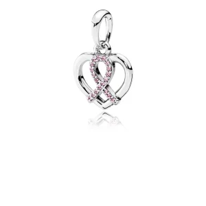 (immagine per) Collane PANDORA, necklace pendants, pink ribbon, 390390PCZ