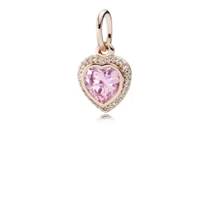 (immagine per) Collane Pandora, Necklace Pendants, Pink Sparkling Love, 380366Pcz