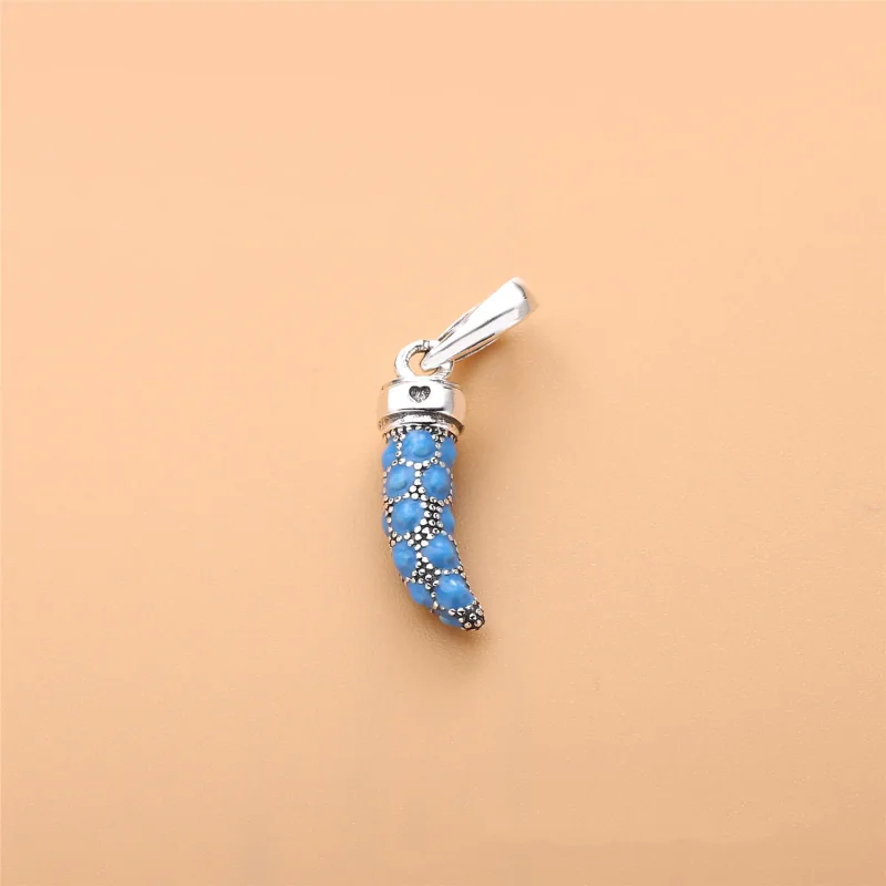 (immagine per) Pendente Pandora Amuleto Color Turchese - Visualizza 2