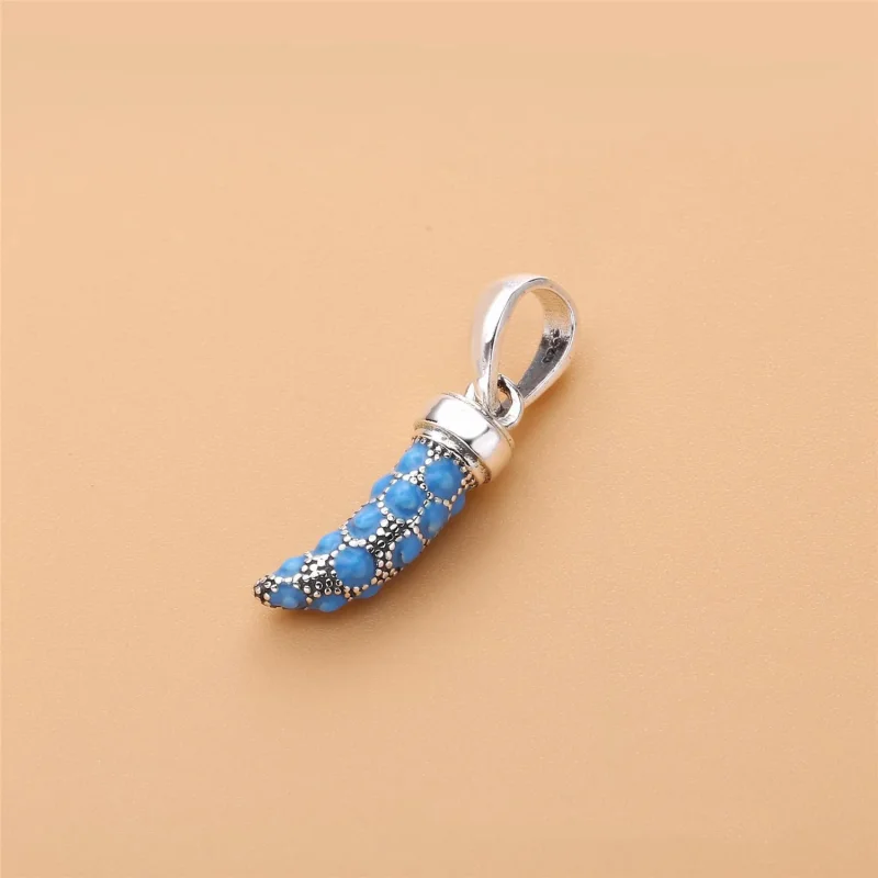 (immagine per) Pendente Pandora Amuleto Color Turchese - Visualizza 3