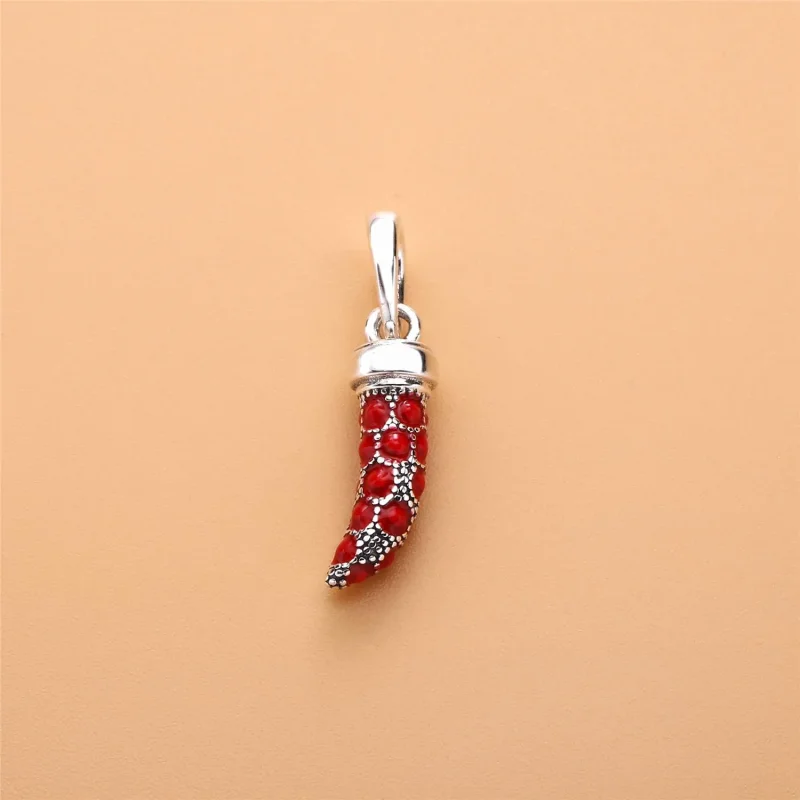 (immagine per) Pendente PANDORA Amuleto Rosso - Visualizza 3