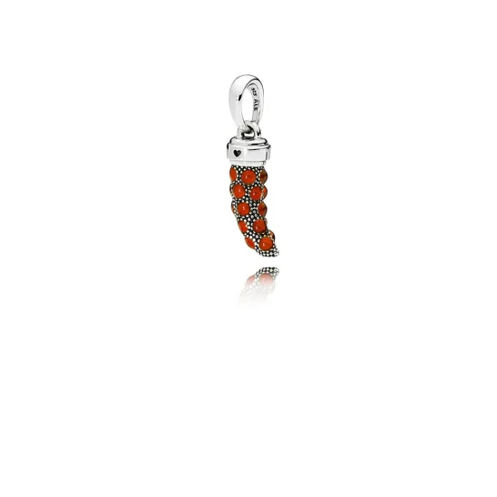 (immagine per) Pendente PANDORA Amuleto Rosso