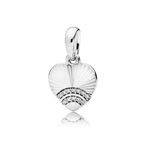 (immagine per) Pendente PANDORA Ventaglio dâ€™Amore 397286CZ
