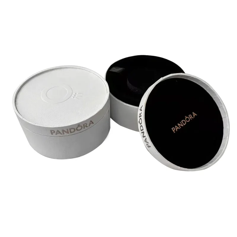 (immagine per) Pandora White Circle Faux Leather Travel Box - PG_003 - Visualizza 2
