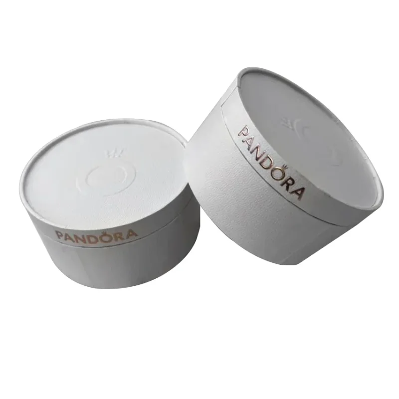 (immagine per) Pandora White Circle Faux Leather Travel Box - PG_003 - Visualizza 3
