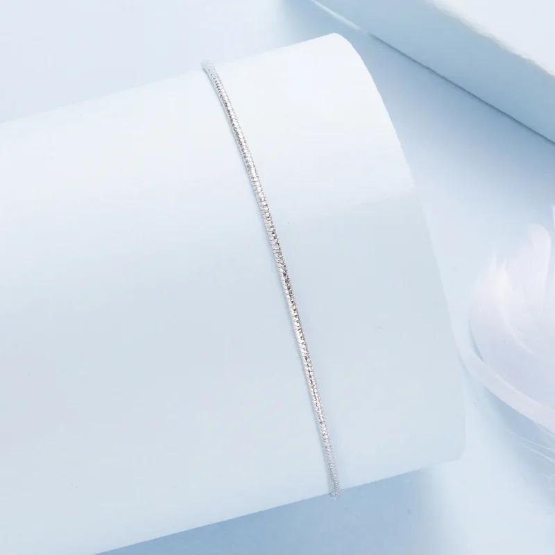 (immagine per) Bracciale braccialeto PANDORA sottile a maglia serpente - BSB226 - Visualizza 2