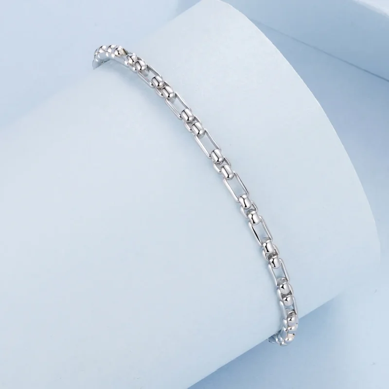 (immagine per) Bracciali PANDORA in argento a maglie alternate - BSB232 - Visualizza 2