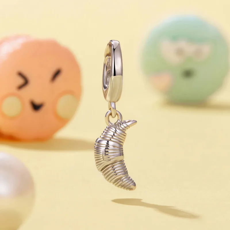 (immagine per) PANDORA charm cornetto croissant in argento - SCC3186 - Visualizza 2