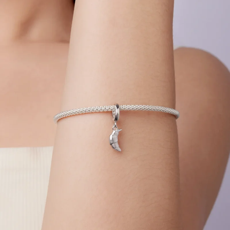 (immagine per) PANDORA charm cornetto croissant in argento - SCC3186 - Visualizza 6
