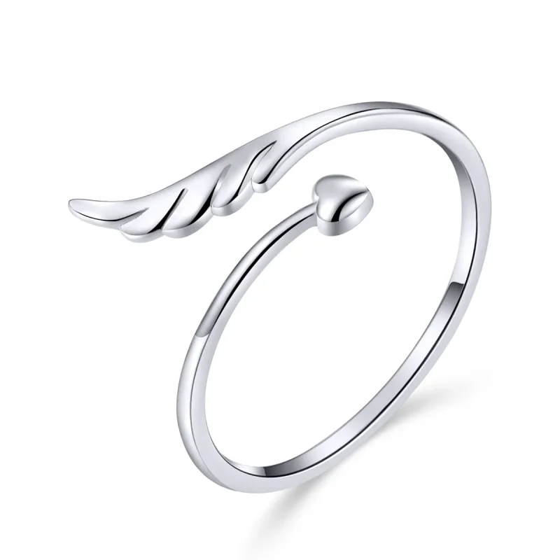(immagine per) Anello aperto tipo Pandora Ala d'angelo - SCR567
