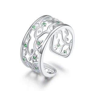 (immagine per) Anello aperto tipo Pandora Albero della vita - BSR125