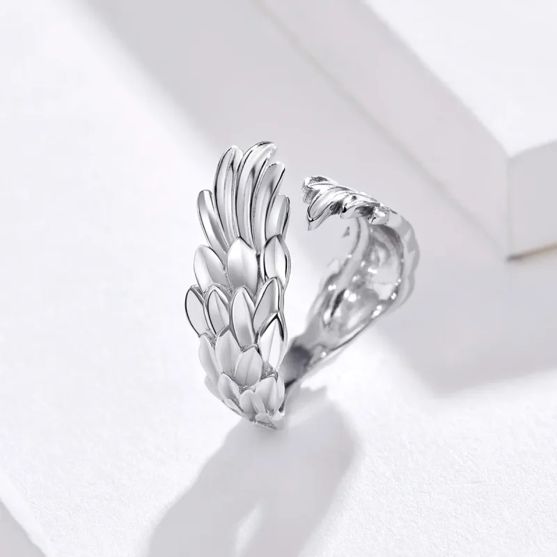 (immagine per) Anello aperto tipo Pandora Ali di speranza - SCR512 - Visualizza 2
