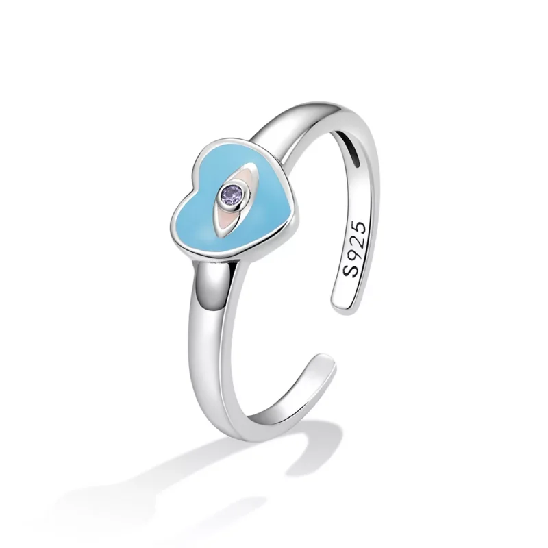 (immagine per) Anello aperto tipo Pandora Ama gli occhi del diavolo - SCR806 - Visualizza 2