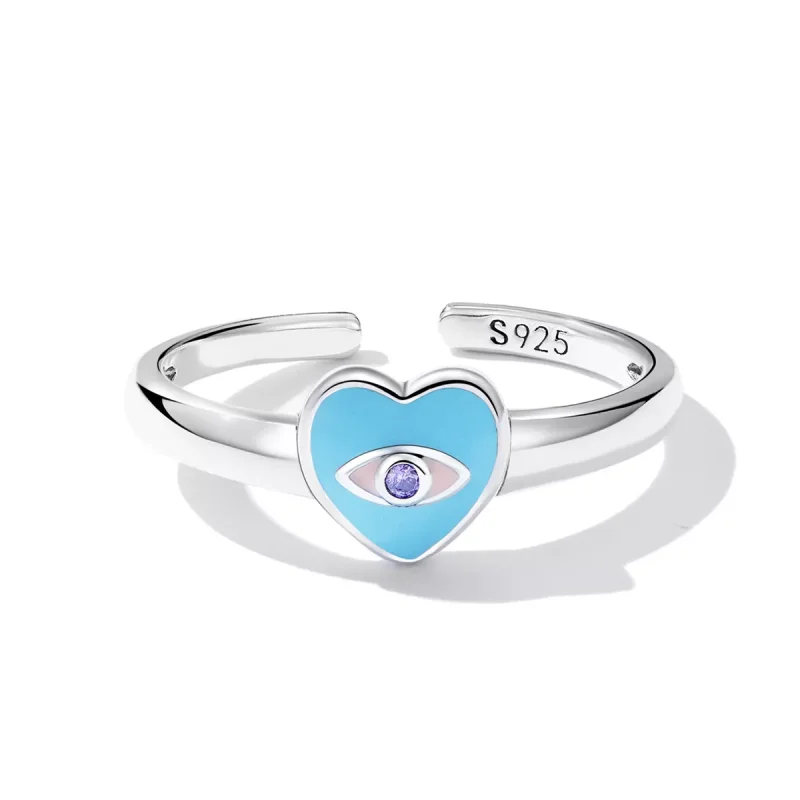 (immagine per) Anello aperto tipo Pandora Ama gli occhi del diavolo - SCR806 - Visualizza 3