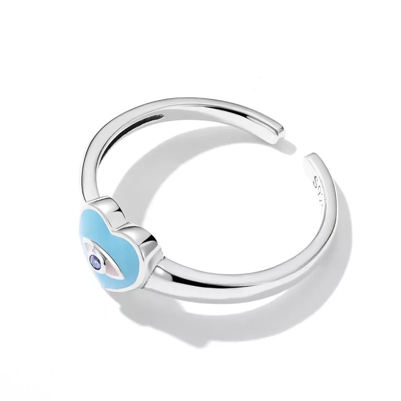(immagine per) Anello aperto tipo Pandora Ama gli occhi del diavolo - SCR806 - Visualizza 4