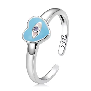(immagine per) Anello aperto tipo Pandora Ama gli occhi del diavolo - SCR806