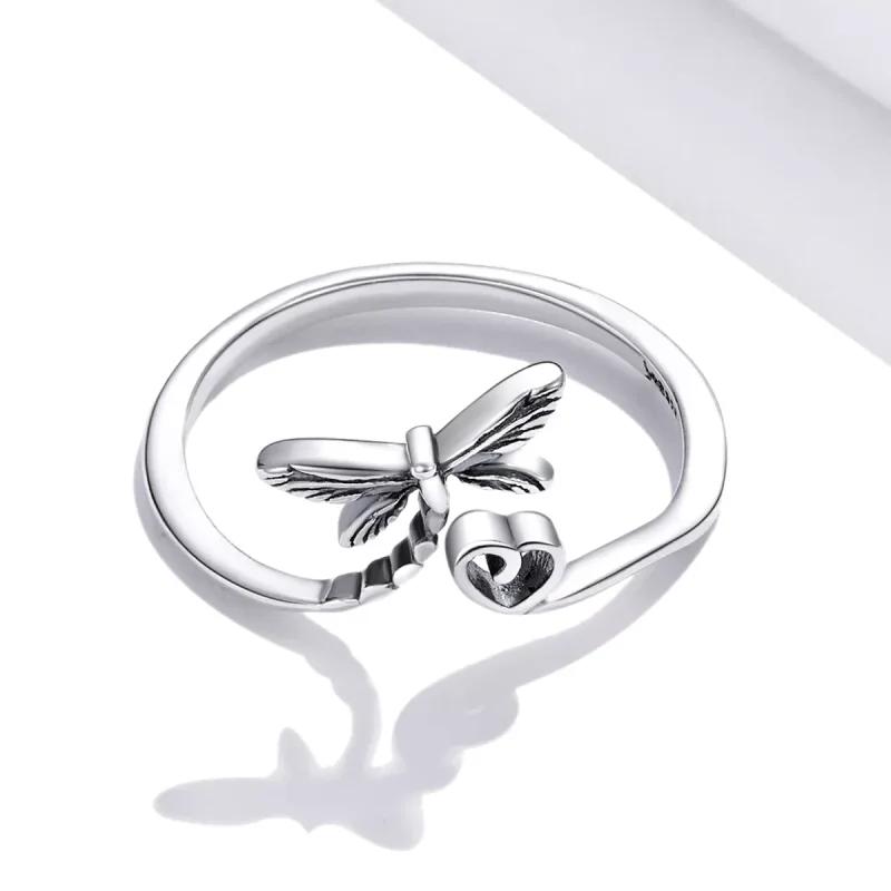 (immagine per) Anello aperto tipo Pandora Amo la libellula - SCR734 - Visualizza 3