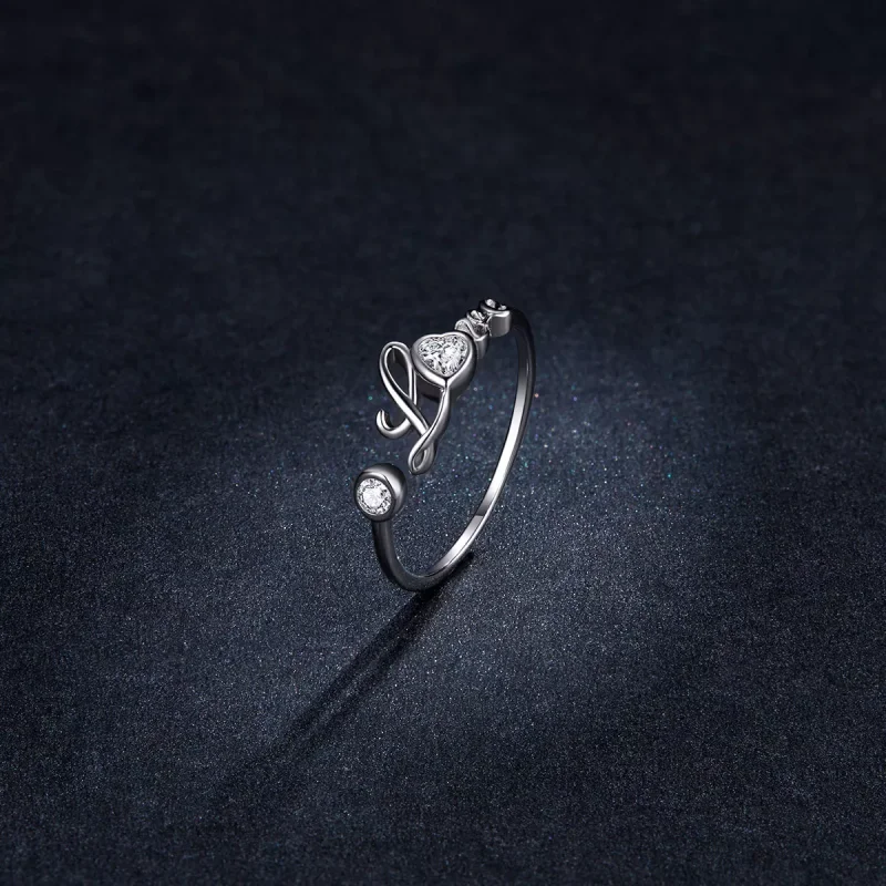 (immagine per) Anello aperto tipo Pandora Amore - BSR146 - Visualizza 5