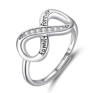 (immagine per) Anello aperto tipo Pandora Amore infinito - SCR579