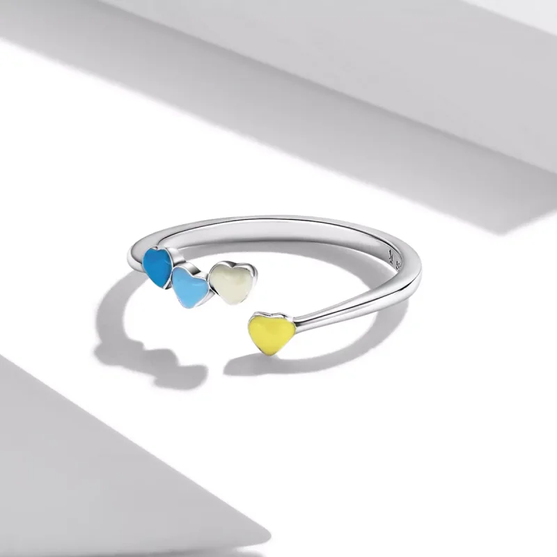 (immagine per) Anello aperto tipo Pandora Amore - SCR770 - Visualizza 4