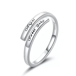 (immagine per) Anello aperto tipo Pandora Angelo dolce bambino - BSR144
