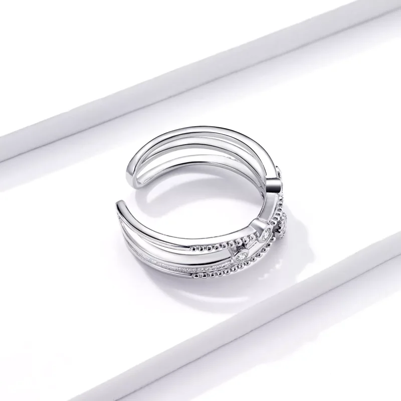 (immagine per) Anello aperto tipo Pandora Brilla Stella - BSR162 - Visualizza 3