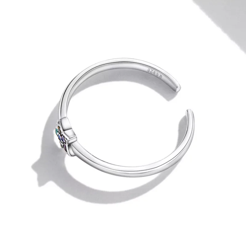 (immagine per) Anello aperto tipo Pandora Brilla Stella - SCR777 - Visualizza 4