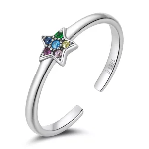 (immagine per) Anello aperto tipo Pandora Brilla Stella - SCR777