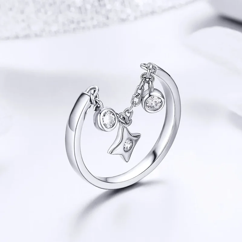 (immagine per) Anello aperto tipo Pandora Cielo stellato - SCR408 - Visualizza 3