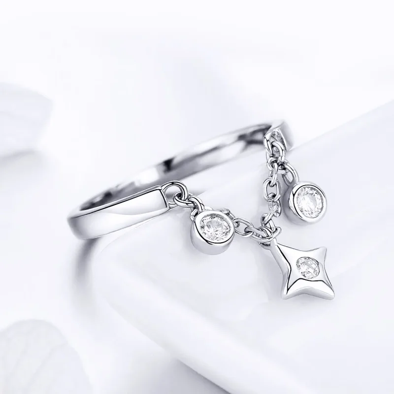 (immagine per) Anello aperto tipo Pandora Cielo stellato - SCR408 - Visualizza 4