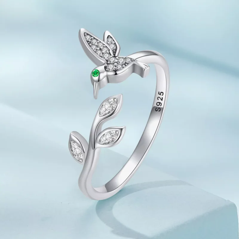 (immagine per) Anello aperto tipo Pandora Colibrì - SCR871 - Visualizza 2