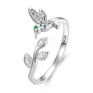 (immagine per) Anello aperto tipo Pandora Colibrì - SCR871