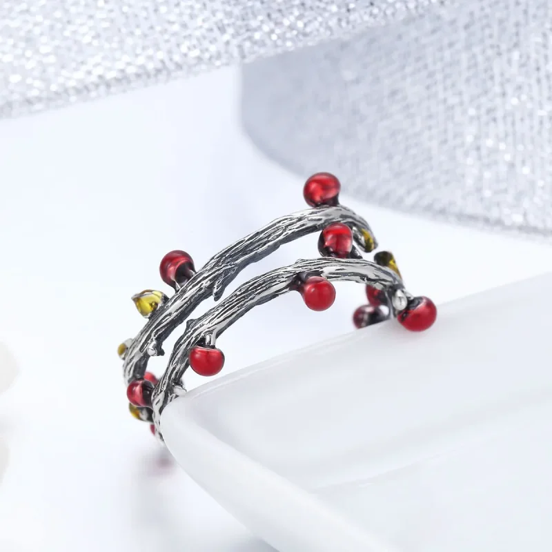(immagine per) Anello aperto tipo Pandora Colori autunnali - SCR442 - Visualizza 4