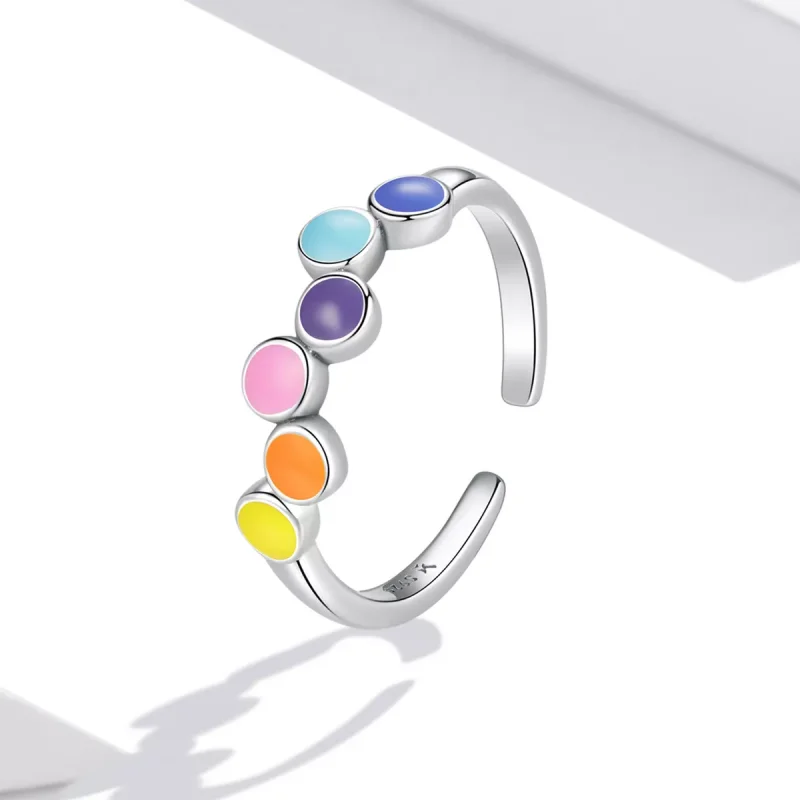 (immagine per) Anello aperto tipo Pandora Colori che battono - SCR760 - Visualizza 2